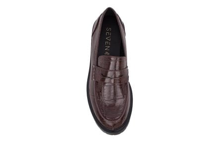 gynaikeio loafer seven 170 brown croco 3