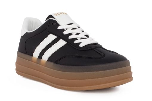 gynaikeio sneaker seven 001 mayro 2