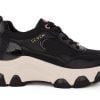 gynaikeio sneaker seven 501 mayro
