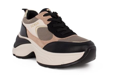 gynaikeio sneaker seven 544 mayro 2