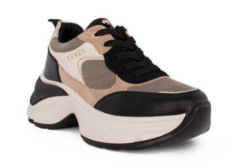 gynaikeio sneaker seven 544 mayro 2