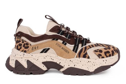 gynaikeio sneaker steve madden animates le leopar