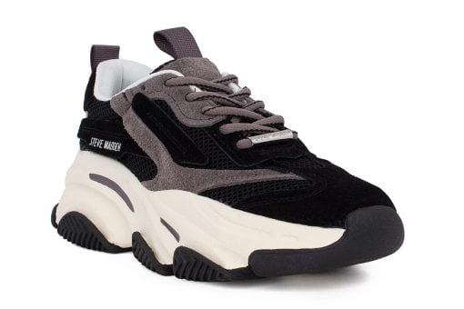 gynaikeio sneaker steve madden possesion e black smoke 2