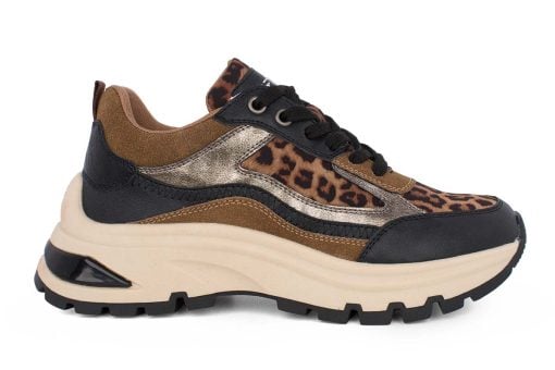 gynaikeio sneaker seven 243 leopar