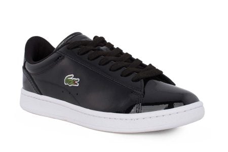 gynaikeio athletiko sneaker lacoste carnaby set 225 mayro 2