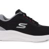 andriko sneaker skechers 233184 bkgy