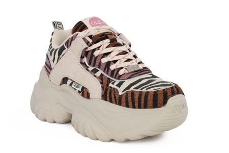 gynaikeio sneaker buffalo bliss vegan leopard 2