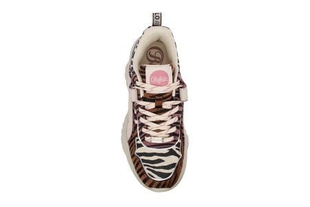 gynaikeio sneaker buffalo bliss vegan leopard 5