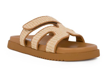 gynaikeio sandali steve madden missile mpez rafia 2