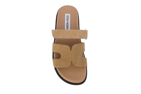 gynaikeio sandali steve madden missile taupe suede 4