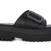 gynaikeio flatform buffalo pluto slide buckle mayro