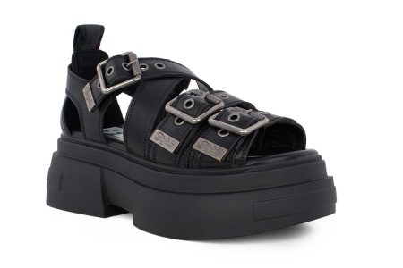 gynaikeio sandali buffalo bolt snd buckle mayro 2
