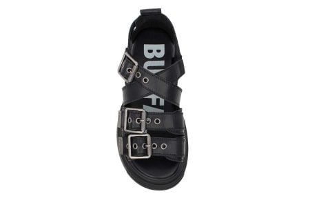gynaikeio sandali buffalo bolt snd buckle mayro 5