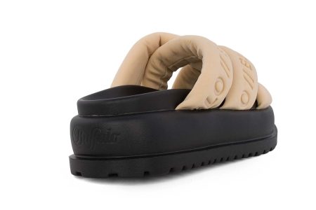 gynaikeio sandali buffalo palma cross beige 3