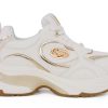 gynaikeio sneaker buffalo senta glam white silver