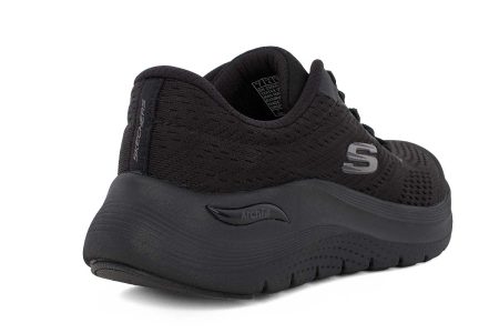 gynaikeio athletiko skechers 150051 mayro 3