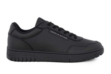 Tommy Hilfiger Ανδρικό TH Basket Core Leather Black FM0FM05927-BDS