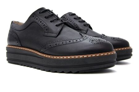 Toutounis Γυναικείο Δερμάτινο Sneaker Black 6643
