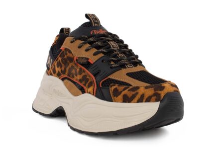 gynaikeio sneaker buffalo yuno beige leopard 2